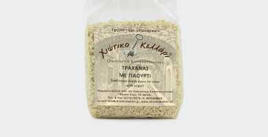 τραχανάς με αγελαδινό γιαούρτι και τραχανοχόρτι