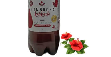 KOMBUCHA 1 L WITH HIBISCUS FLAVOR