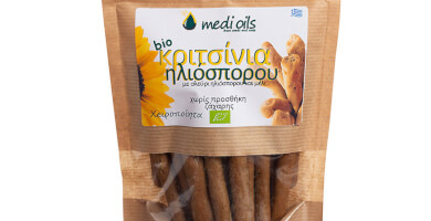Sunflower breadsticks, organic, 150gr, No Sugar - preservatives