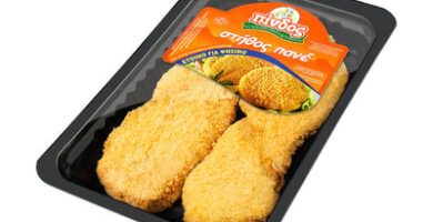 Frozen breaded breast