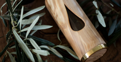 ΞΥΛΙΝΟ ΜΠΟΥΚΑΛΙ ΑΠΟ ΕΛΙΑ RIZA ZOE - 200 ML - ΣΧΕΔΙΟ ΣΤΑΓΟΝΑ