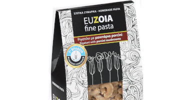 Pasta-Rigati με Βασιλομανίταρο Porcini