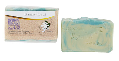 Olive oil soap with fragrance of jasmine.