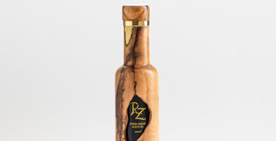 ΞΥΛΙΝΟ ΜΠΟΥΚΑΛΙ ΑΠΟ ΕΛΙΑ RIZA ZOE - 200 ML - ΣΧΕΔΙΟ ΚΟΥΦΑΛΑ ΔΕΝΤΡΟΥ Φωτογραφία 