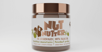 Nutnutter πραλίνα φουντουκι κακάο με ελαιόλαδο