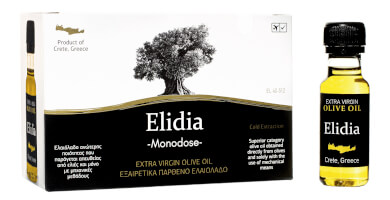 Elidia extra virgin olive oil monodose 20ml Φωτογραφία 