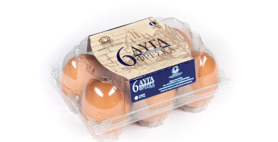 Half a dozen eggs 63-73 gr. (large) ''Oikogeneia Danopoulou''
