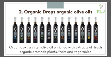Organic Drops organic flavored olive oil