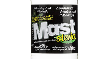 Mast Ανθρακούχο αναψυκτικό με Στέβια. Γυάλινο μπουκάλι 250ml