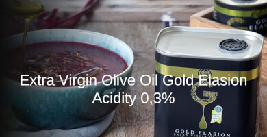 Extra virgin olive oil GOLD ELASION 0.3% Photo 