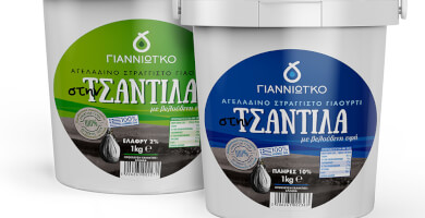 Γιαούρτι Γιαννιώτ'κο στην τσαντίλα 1kg