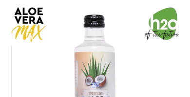 Ανθρακούχο νερό με αλόη | Γεύση καρύδα