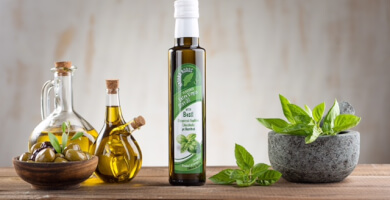 NATURA RODOS 250 ML EVOO WITH BASIL