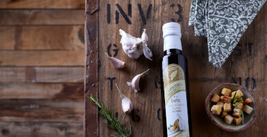 EXTRA VIRGIN OLIVE OIL 250 ML GARLIC