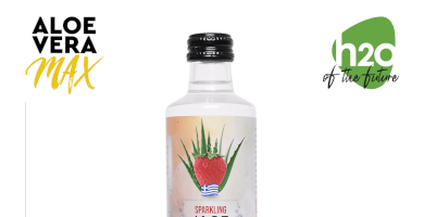 Ανθρακούχο νερό με αλόη | Γεύση φράουλα