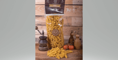 FUSILLI WITH TURMERIC