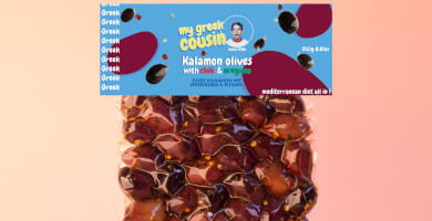 Kalamon Olives with chili & oregano 500gr