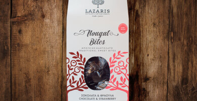 Nougat Bites - Σοκολάτα Φράουλα 160γρ.