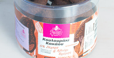 COCOA OATMEAL BISCUITS 0% SUGAR