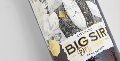BIG SIR® Dry Gin - Kosteas Distillery